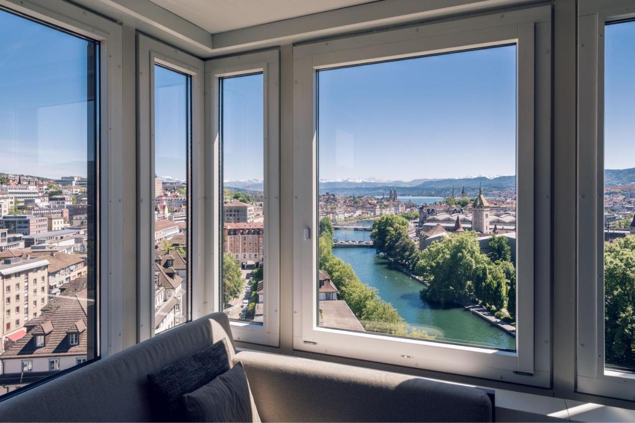 Zurich Marriott Hotel Eksteriør bilde View from the hotel